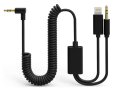 AUX кабел 2 в 1 - за iOS и Android - iPhone  и др. - 3.5мм