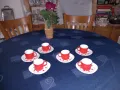 Сервиз за кафе в червено, снимка 2