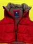 Оригинална жилетка Timberland – 9 месеца / 71 см, червена с топла подплата, снимка 3