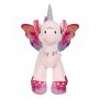Плюшен еднорог с розови крила, грива и опашка , 41 см, снимка 2