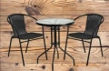 Градински комплект 2 стола с маса, снимка 3