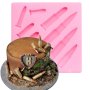 Патрони Гилзи куршуми силиконов молд форма декор украса сладки фондан мъфини и шоколад