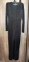 ZARA дълга черна рокля солей, снимка 11