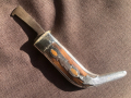 стар нож "Вълчи зъб" с кания, снимка 1