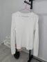 Бял пуловер универсален размер , снимка 6