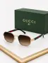 Gucci Мъжки Слънчеви Очила С UV400 Защита Гучи - Различни Цветове Код SEM-234, снимка 3
