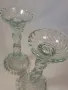 два стъклени свещника  6/3, снимка 7