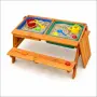 ОТНОВО НАЛИЧНА Детска маса с пейки и пясъчник 2в1 GINGER HOME, снимка 2