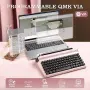YUNZII QL75 Retro Typewriter – механична клавиатура QMK/VIA, RGB, 3 режима, снимка 10