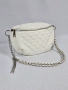 Нова дамска чанта Steve Madden - бяла капитонирана, снимка 4