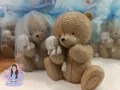 Декорация за бебешка погача - мече с балони , снимка 2