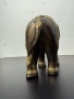 Бронзова статуетка на слон №7987 , снимка 5