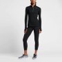 Nike Element 1/2 Zip Shirt - страхотна дамска блуза, снимка 1 - Спортни екипи - 31658004