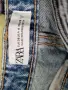 Zara къси панталони дънки, снимка 2