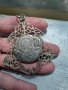 Религиозен двулицев метален медальон икона панагия накит, снимка 6