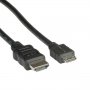 Кабел HDMI Mъжко - Mini HDMI Mъжко, v1.4, 2m SS301156, снимка 1 - Друга електроника - 39355987