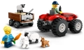 Конструктор LEGO® City 60461 - Червен фермерски трактор с ремарке и овца, снимка 3