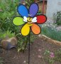 Декоративна вятърна въртележка за градини и балкони Цвете, снимка 1