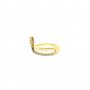 Златен дамски пръстен 3,31гр. размер:56 14кр. проба:585 модел:9906-3, снимка 3