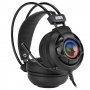 Слушалки с микрофон Геймърски Marvo HG9018 7.1 Черни с вибрация и RGB Подсветка, снимка 3