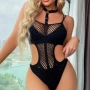 Елегантно мрежесто боди с чокър – Изкушение, което подчертава всяка извивка, снимка 2