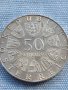 Сребърна монета 50 шилинга 1972г. Австрия 350г. От основаването на Залцлбургския университет 40386, снимка 1