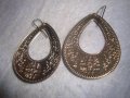 СРЕБРИСТИ ЕТНО - ОСМАНСКИ СТИЛ МЕТАЛНИ ОРНАМЕНТИРАНИ ОБЕЦИ 17568, снимка 5