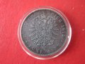 Талер 5 марки 1875 Германия сребърна монета , снимка 3
