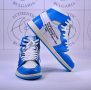 Nike Air Jordan 1 Off-White University Blue, снимка 4