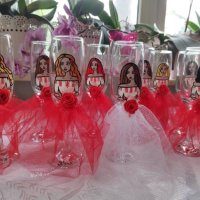 Ръчно изработени чаши за моминско парти,сватба или просто за подарък, снимка 1 - Кетъринг - 11146998