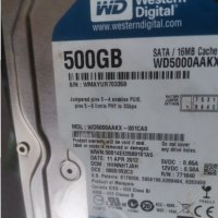 Продавам хард диск 3.5 WD 500GB blue , снимка 1 - Твърди дискове - 33923704