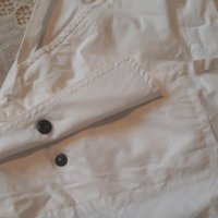 DKNY Бял Гащиризон с двойни джобчета, снимка 3 - Гащеризони - 33812207