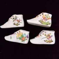 Колекционерски порцеланови обувчици за щастие Herend , снимка 1 - Декорация за дома - 42225458