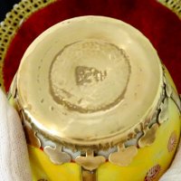Тибетски чайник,кана от порцелан,мед и месинг. , снимка 11 - Антикварни и старинни предмети - 37512675