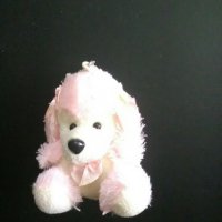 Розов пудел, снимка 1 - Плюшени играчки - 25695827