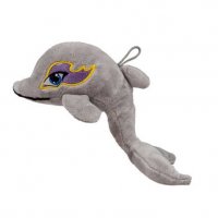 Нов плюшен сив делфин, със звук на истински делфин, снимка 2 - Плюшени играчки - 29698982