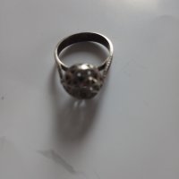 Сребърен пръстен филигран, снимка 2 - Антикварни и старинни предмети - 31183661