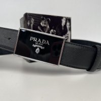 Прада Prada нов колан Естествена кожа с кутия, снимка 3 - Колани - 20599795