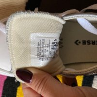 Детски сребърни кецове на Converse 30 номер, снимка 3 - Детски обувки - 30558763