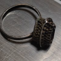 Стар сребърен пръстен , снимка 4 - Антикварни и старинни предмети - 38845262