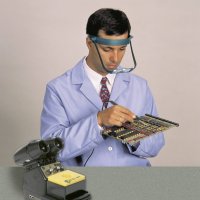 Увеличителна лупа за глава EDSYN - USA, очила, окуляр 2,5х, допълнителни лещи, снимка 3 - Други инструменти - 36911111