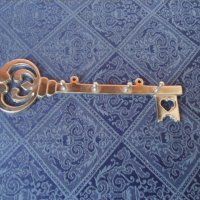 месингова закачалка за ключове, снимка 1 - Декорация за дома - 39658826