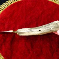 Нож каракулак 38 см.,ятаган,еленов рог. , снимка 5 - Ножове - 36918186