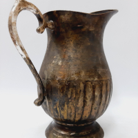Старинна бронзова кана за вино(2.3), снимка 3 - Антикварни и старинни предмети - 44682044