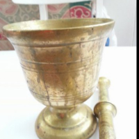 Стар голям хаван бронз, снимка 5 - Антикварни и старинни предмети - 16073558