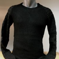 Страхотен черен пуловер, снимка 4 - Пуловери - 30491252