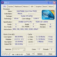 Intel ® Core 2 Duo T5200 (2х1.60GHz,2MB,533 FSB,mPGA478MT), снимка 2 - Процесори - 30431159