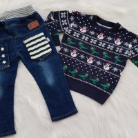 Коледен пуловер 2-3 години, снимка 2 - Детски пуловери и жилетки - 34351505