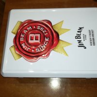 JIM BEAM-МЕТАЛНА КУТИЯ 3011210856, снимка 1 - Колекции - 34973564