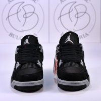 Nike Jordan Retro 4 PSG, Pure Money, Black Canvas, снимка 13 - Спортни обувки - 39215036